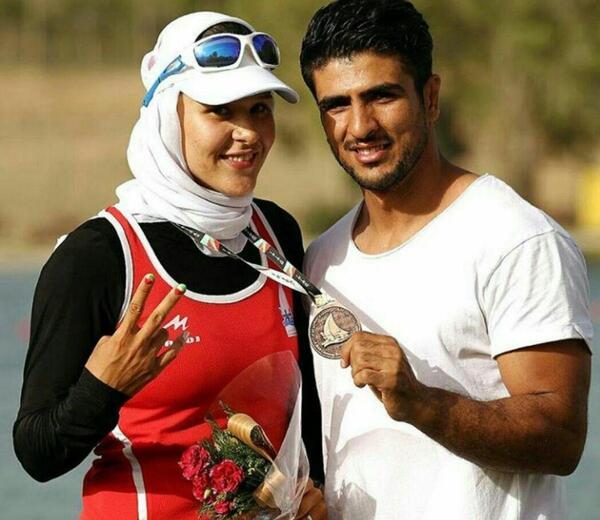 عکس محسن محمد سیفی با همسرش
