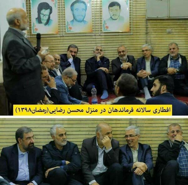 عکس محسن رضایی و قاسم سلیمانی