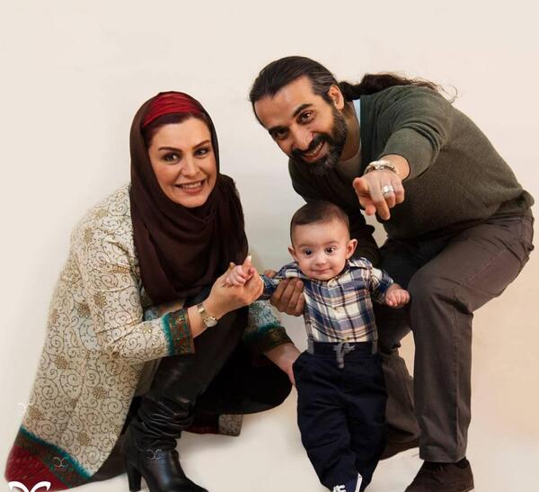 عکس محسن خلیلی و همسرش