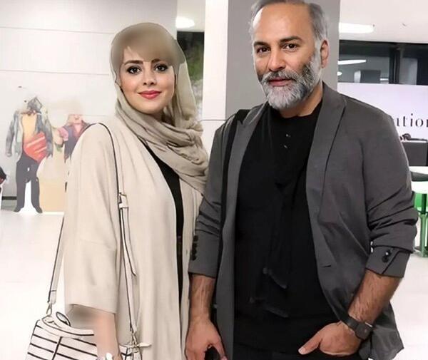 عکس محسن خلیلی و همسرش