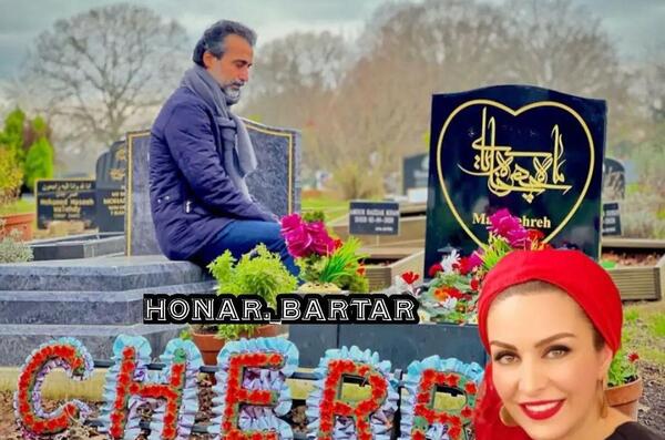 عکس محسن خلیلی با همسرش