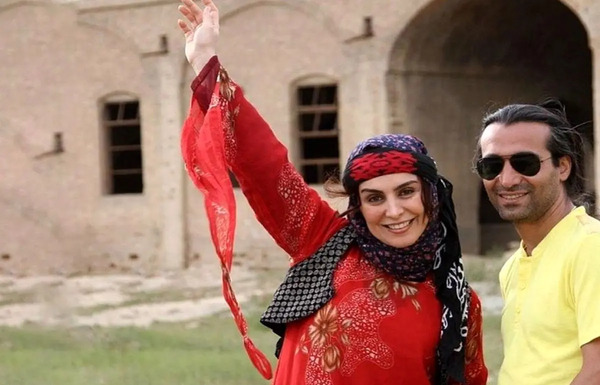 عکس محسن خلیلی با همسرش