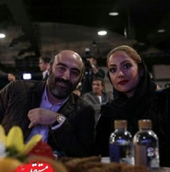 عکس محسن تنابنده با همسرش