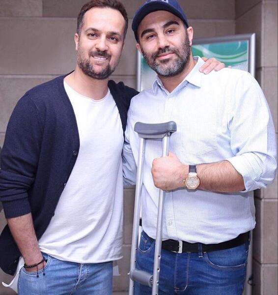 عکس محسن تنابنده با احمد مهرانفر