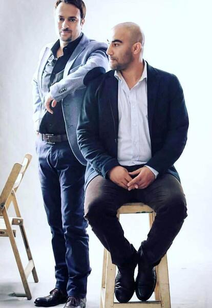 عکس محسن تنابنده با احمد مهرانفر