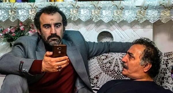 عکس بازیگر محسن تنابنده و همسرش