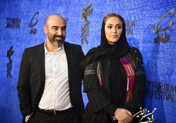 عکس محسن تنابنده و همسرش و فرزندانش