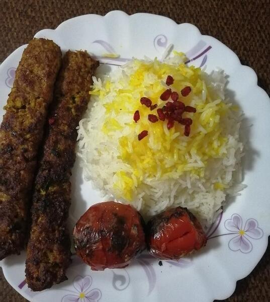 عکس فیک کباب کوبیده