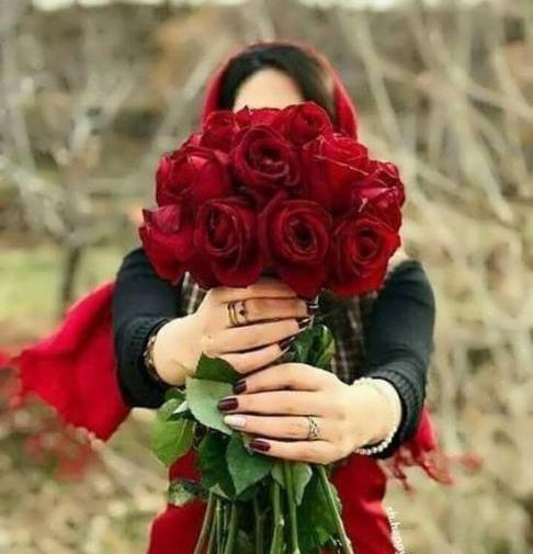 عکس فیک گل خواستگاری