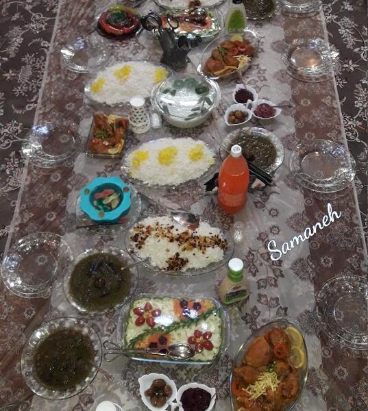 عکس فیک شام مهمانی