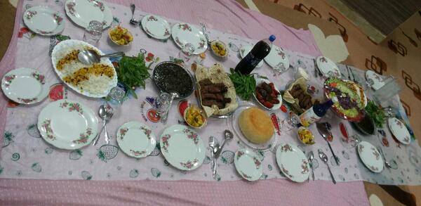 عکس فیک شام مهمانی