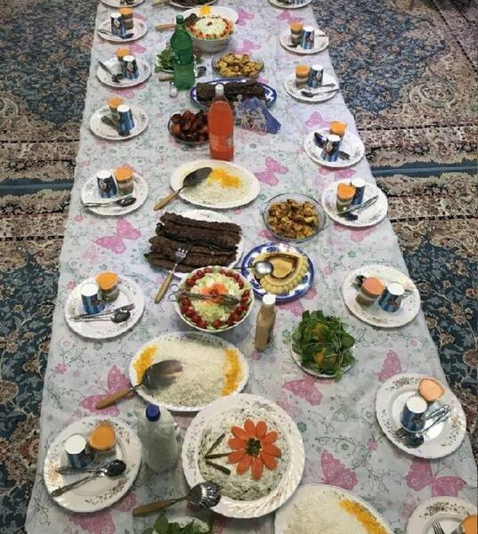 عکس فیک شام مهمانی