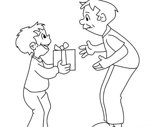 عکس پسر ساده نقاشی