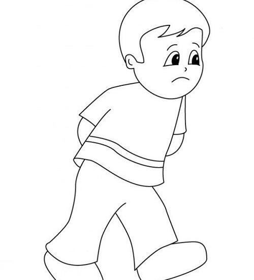 عکس پسر ساده نقاشی