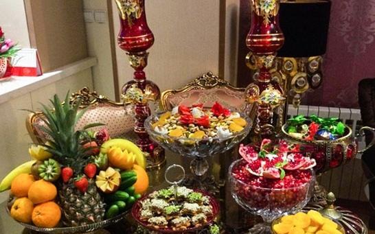 عکس فیک سفره شب یلدا