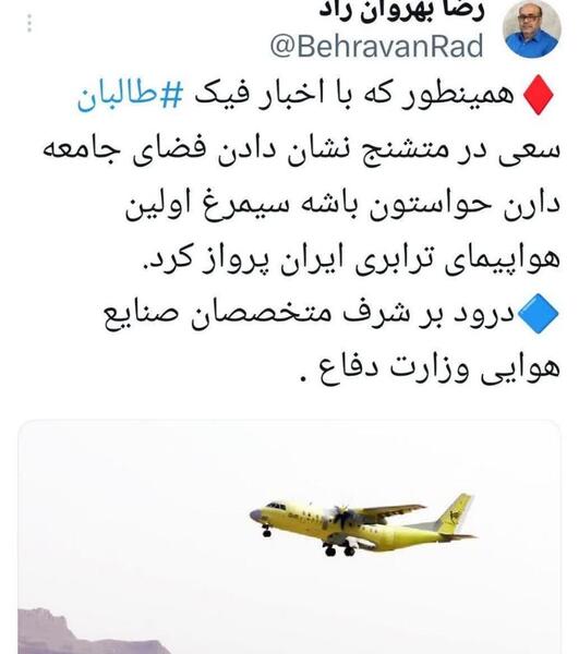 عکس فیک در هواپیما
