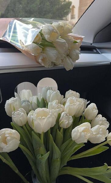 عکس فیک دسته گل رز