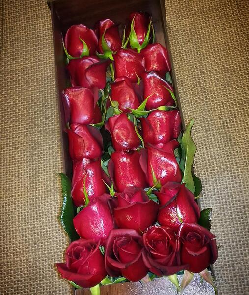 عکس فیک دسته گل رز