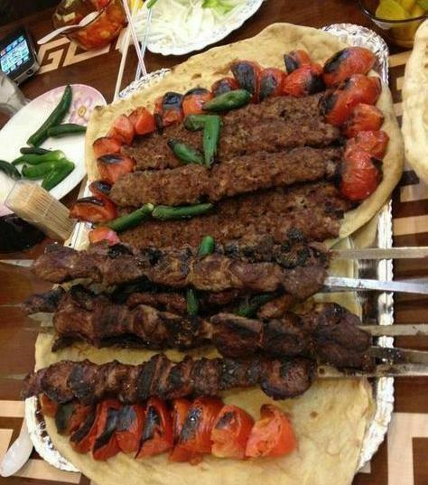 عکس فیک کباب در شب