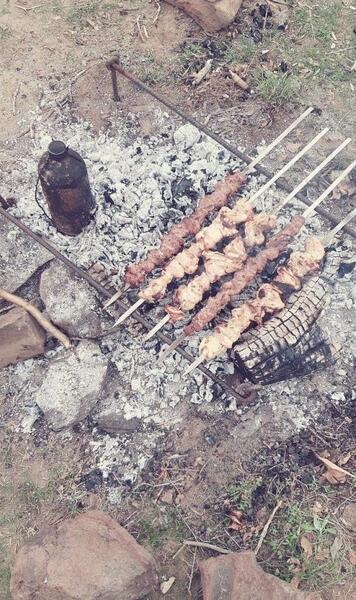 عکس فیک کباب در شب