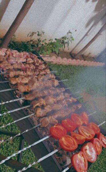 عکس فیک کباب در شب