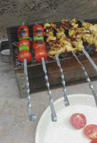 عکس فیک کباب در شب