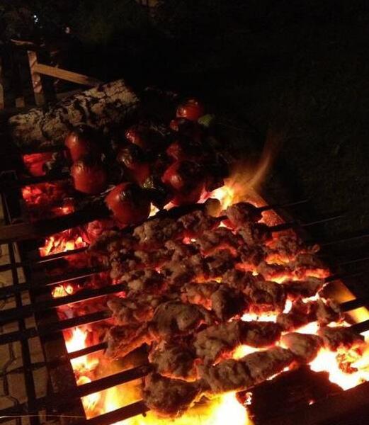 عکس فیک کباب در شب