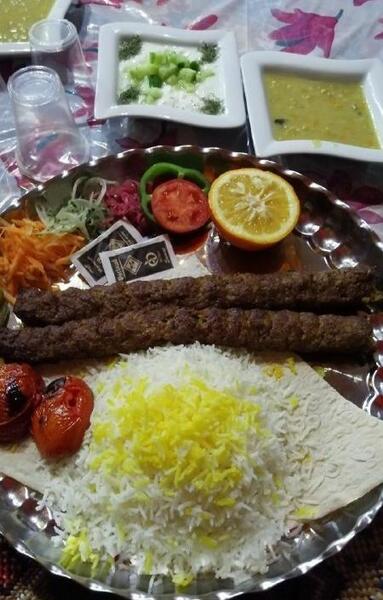 عکس فیک غذا دونفره