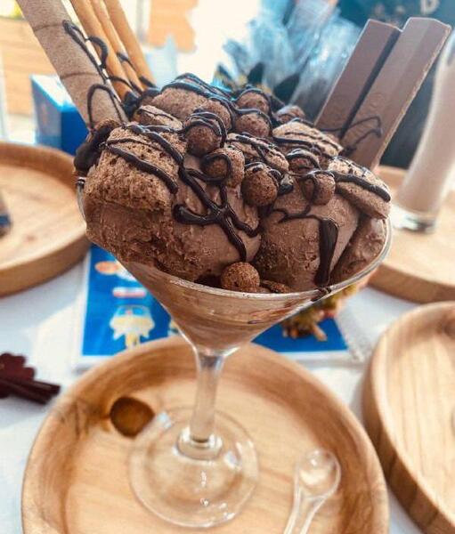 عکس فیک شیک شکلاتی