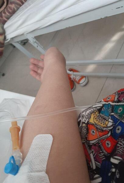 عکس فیک سرم بیمارستانی