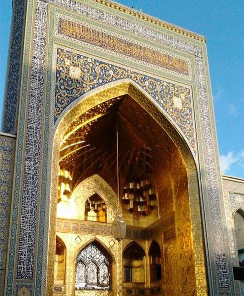 عکس فیک از حرم امام رضا