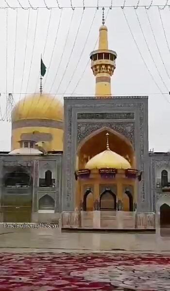 عکس فیک از حرم امام رضا