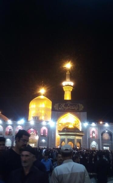 عکس فیک از حرم امام رضا
