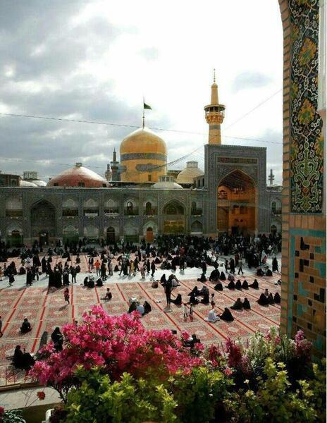 عکس فیک از حرم امام رضا
