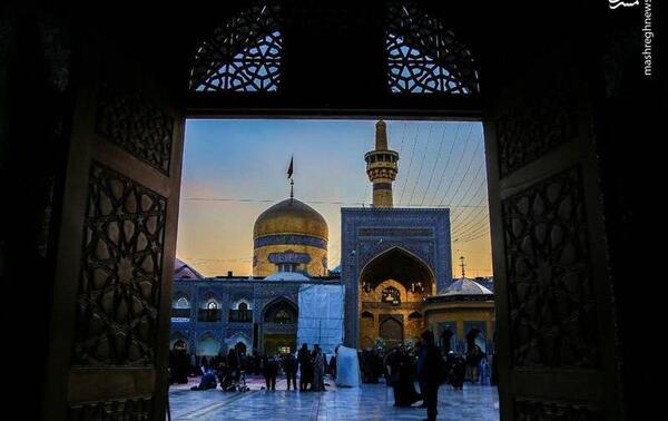 عکس فیک از حرم امام رضا