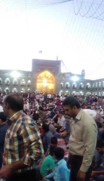 عکس فیک از حرم امام رضا
