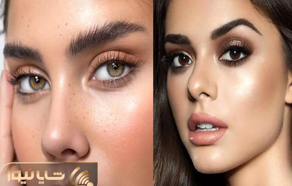 عکس فیک چشم ابرو مشکی