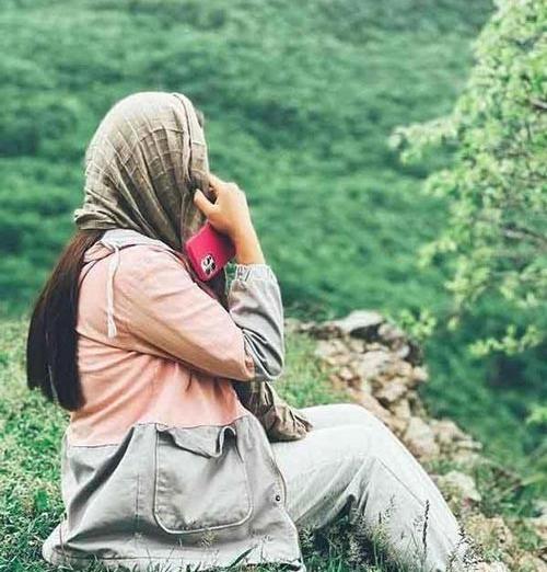 عکس فیک دختر در جنگل