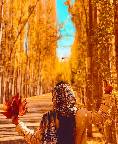عکس فیک دخترونه در جنگل