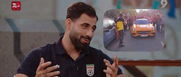 عکس ماشین حسین کنعانی