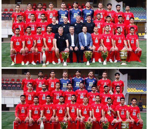 عکس های تکی بازیکنان پرسپولیس