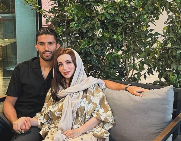 عکس کنعانی زادگان و همسرش
