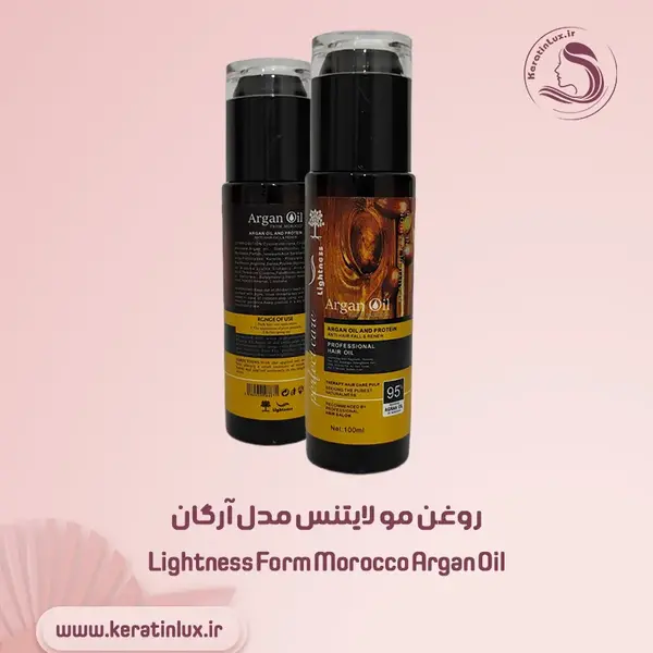 عکس روغن آرگان مو