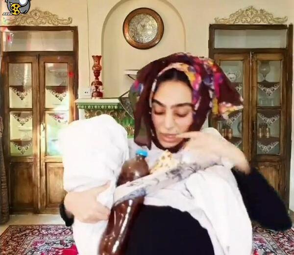عکس سرنا امینی در دوران بارداری
