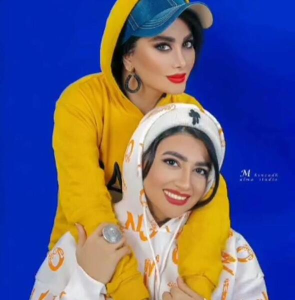 عکس سرنا امینی و خواهرش