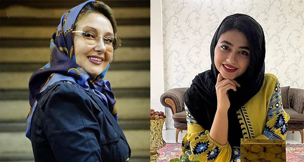 عکس سرنا امینی با شوهرش