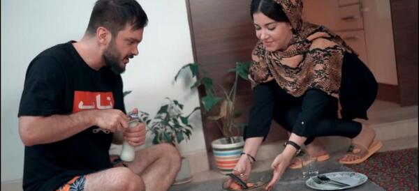 عکس محسن ایزی و همسر واقعیش