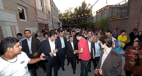 عکس خانه احمدی نژاد در نارمک