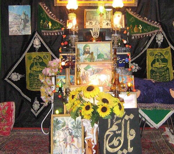 عکس خانه ی امام حسین