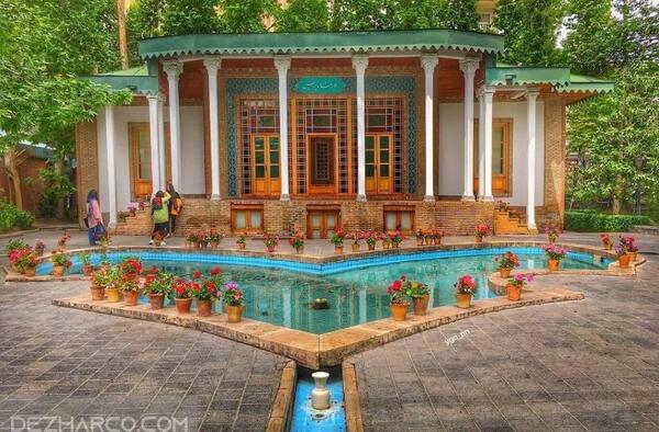 عکس خانه باغ ساده